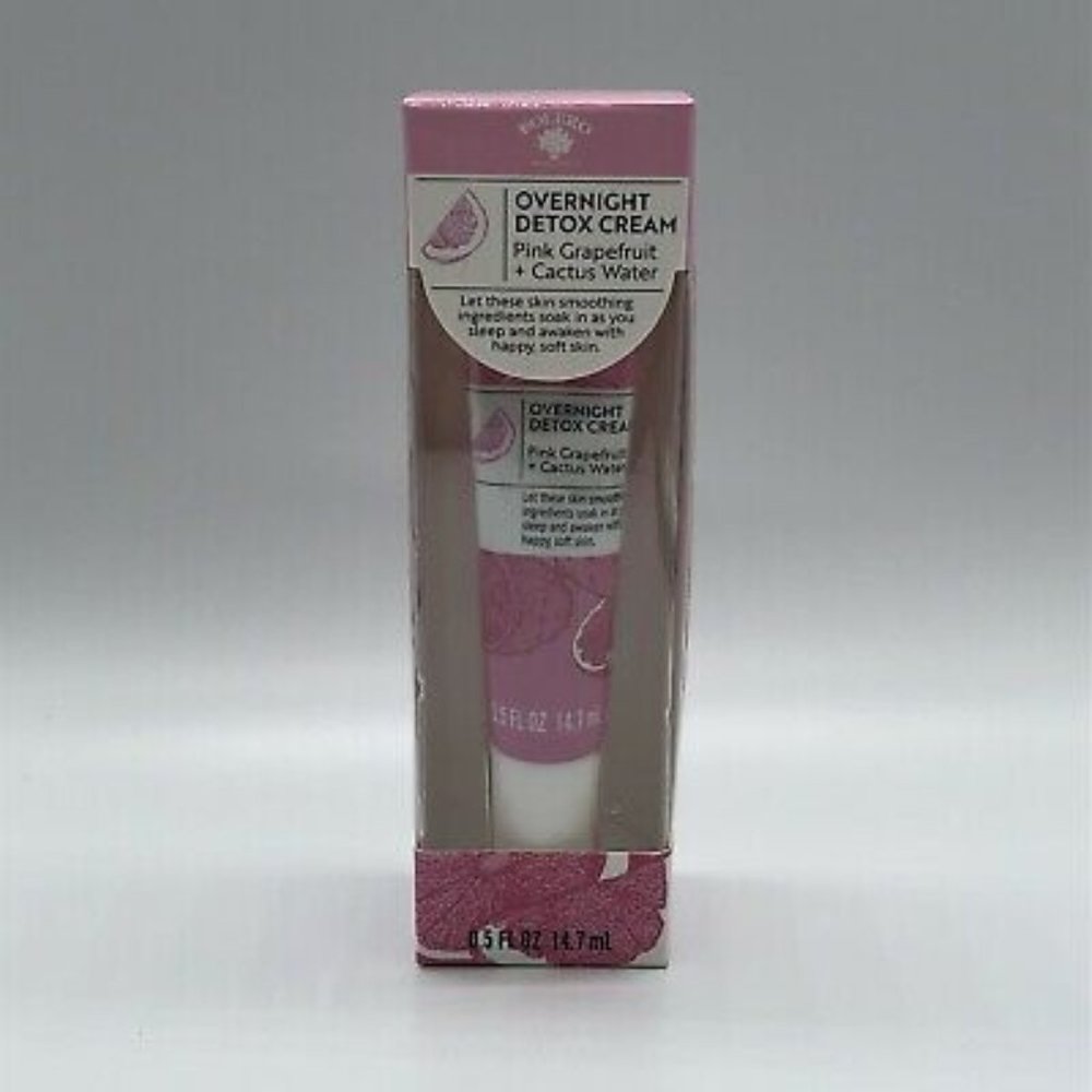 Bolero Beverly Hills Pink Grapefruit + Cactus Water Detox Overnight Cream, 0.5oz